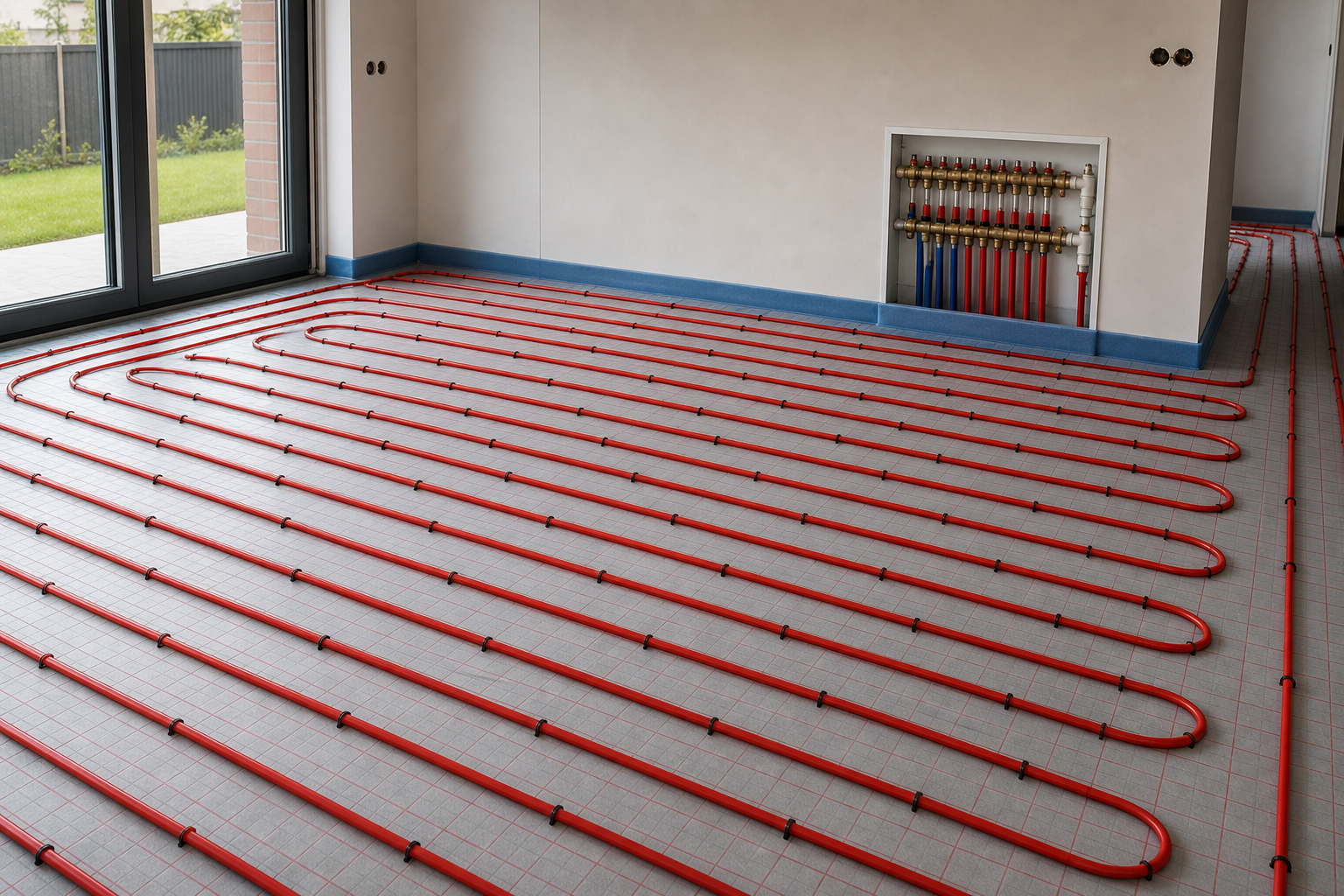 Vloerverwarming woonhuis
